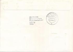 NDK 1987A 5M Cu-Ni "Nikolaiviertel" érme felbélyegzett borítékban "Berlin 750. évford...