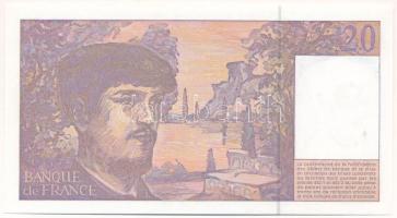 Franciaország 1997. 20Fr "X. 056 043976" T:UNC 
France 1997. 20 Francs "X. 056 04397...