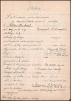 cca 1930-1956 Ottenreiter Károly (1874-?) kesztyű és bőrgyáros 3 naplója. Rendkívül alapos, és részl...