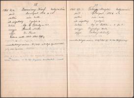 cca 1930-1956 Ottenreiter Károly (1874-?) kesztyű és bőrgyáros 3 naplója. Rendkívül alapos, és részl...