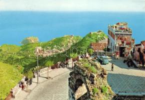 Jakucs László barlangutató képeslapja Siracusból, a barlangkutatók II. nemzetközi kongresszusáról