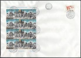 1996 Feszty-körkép: A magyarok bejövetele kisív FDC-n (5.000)