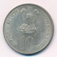 India 1972. 10R Ag "A függetlenség 25. évfordulója" T:AU patina
India 1972.10 Rupees Ag &...