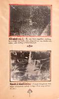 1935-1936 Fénykép-kiértékelés 1935-1936. Kézzel készült kiképzési jegyzet, fekete-fehér fotókkal (lé...