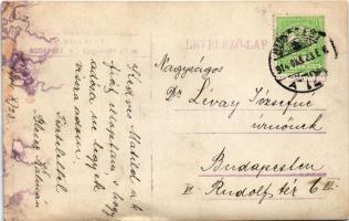 1914 Katona családdal / WWI Austro-Hungarian K.u.K. military, soldier with family. Budapesti Miniatű...