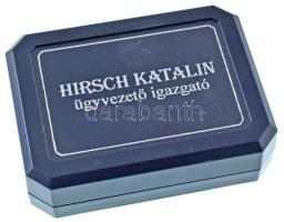 2001. 3000Ft Ag "Ezeréves a magyar pénzverés" kapszulában, dísztokban, tanúsítvánnyal T:BU...