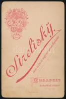 cca 1885 után Lotz Károly (1833-1904) festőművész portréfotója, keményhátú fotó Strelisky császári é...