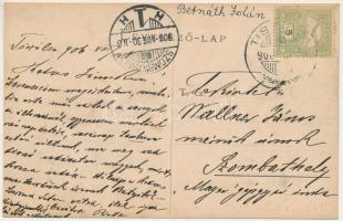 1906 Tiszolc, Tisovec; Tiszolczi fogaskerekű vasúti nagy viadukt, gőzmozdony, vonat / cogwheel railw...