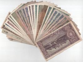 30db-os vegyes pengő bankjegy tétel T:F,VG