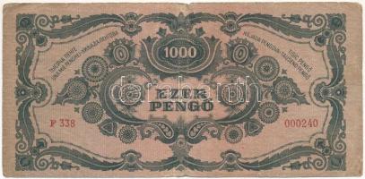 1945. 1000P alacsony "F 338 000240" sorszámmal T:F,VG Adamo P22