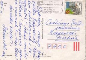 5 db képeslap Csákányi Lászlónak és családjának, közte 1 db Jászai Joli aláírásával