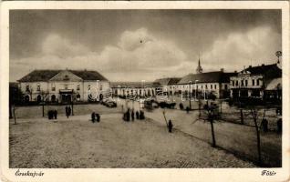 1940 Érsekújvár, Nové Zámky; Fő tér / main square (EK)