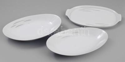 Arzberg Lanzette 3 darab vintage kínáló, jelzett, hibátlan, h: 22 cm