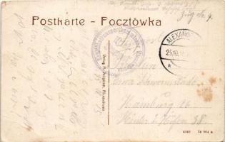 1915 Aleksandrowo, Alexandrowo; Bahnstation Rücksteite / railway station (EB)