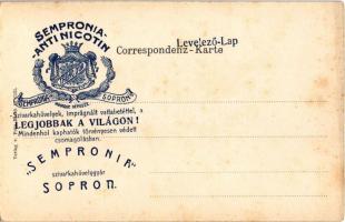 Celje, Cilli; Stadtpark / park, Sempronia Antinicotin advertisement on the backside. Fritz Rasch Art...