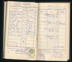 1972 Debreceni Orvostudományi Egyetem leckekönyve aláírásokkal