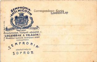 Celje, Cilli; Parthie an der Wogleina / Voglajn. Sempronia Antinicotin advertisement on the backside...