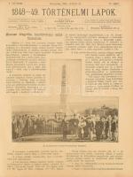 1896 1848-49. Történelmi Lapok. V. évf. Szerk.: Kuszkó István. Kolozsvár, 1896-1897, Gombos Ferenc, ...