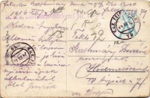 1916 Hrpelje-Kozina, Staatsbahnhof Restaurant Franz Horak / railway station and restaurant (EK)