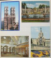 Képeslap gyűjtemény: több mint 400 db színes városképes külföldi képeslap nagyméretű albumban. Gondo...