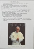 II. János Pál pápa Magyarországon kiállítási gyűjtemény: képeslapok, emléklapok, emlékérem, stb. kiá...