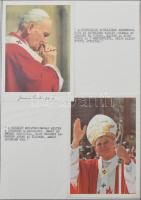 II. János Pál pápa Magyarországon kiállítási gyűjtemény: képeslapok, emléklapok, emlékérem, stb. kiá...
