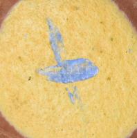 Pesthidegkút vulkánváza, jelzett, m: 36 cm