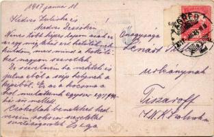 1917 Matavun, Gasthaus zu den Grotten / Gostilna pri jamah / hotel and restaurant J. Gombac