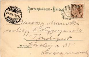 1899 (Vorläufer) Fortezza, Franzensfeste (Südtirol); railway bridge, viaduct, train, locomotive