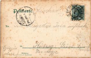 1904 Pivka, St. Petra na Krasu, San Pietro del Carso, St. Peter in Krain; Bahnhof / Postaja / railwa...