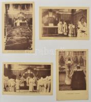 Főleg régi fekete-fehér képeslapok gyűjteménye, kb 300 db külföldi városképes lap nagyméretű albumba...