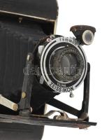 Kodak harmonikás fényképezőgép bőr tokkal, kissé kopottas