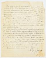 1910 Törley Gyula gazdasága Gyulamajor fejléces levél, gyűrődéssel