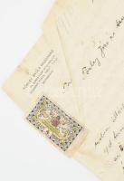 1910 Törley Gyula gazdasága Gyulamajor fejléces levél, gyűrődéssel