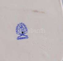 Herendi bányász. Terv.: Hanzély Jenő, fehérmázas, jelzett, hibátlan, m: 35 cm