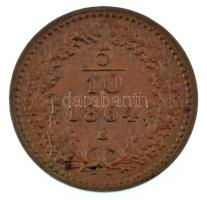 1864B 5/10kr Cu T:AU Adamo M3