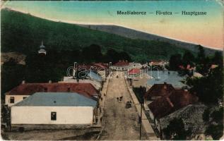 1916 Mezőlaborc, Medzilaborce; Fő utca. Rubin Lipót kiadása / Hauptgasse / main street (EK)