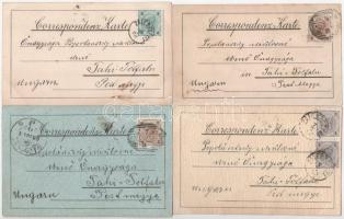 1898 (Vorläufer) Zalishchyky, Zaleszczyki; 7 hand-painted postcards