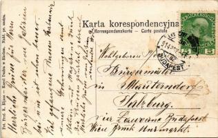 1914 Skole, Most kolejowy w Hrebenowie / railway bridge to Hrebeniv (fl)