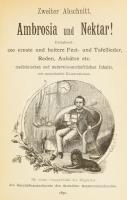 Liederbuch für deutsche Aerzte und Naturforscher. Erster Abschnitt: Vivat Bacchus! Zweiter Abschnitt...
