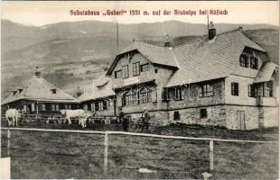 Stubalpe bei Köflach, Schutzhaus Gaberl 1551 m. / mountain rest house (Rb)