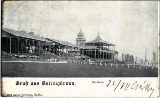 1900 Köttingbrunn (Baden), Rennbahn / racecourse (fl)