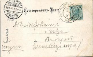 1900 Köttingbrunn (Baden), Rennbahn / racecourse (fl)