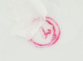 Zsolnay stafír váza, jelzés nélkül, m: 18 cm