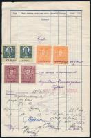 1928 Bp., Kiss Ernő és Társa kétoldalas fejléces számla