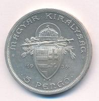 1938 5P Ag "Szent István" T.:AU kis ütésnyom Adamo P8.1