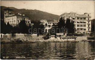 1926 Abbazia, Opatija; Dr. K. Szegő szanatóriuma / sanatorium, villa (EK)