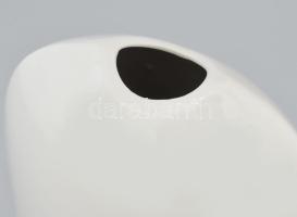 Közel-keleti látképes modern desgin váza, jelzett, m: 24,5 cm