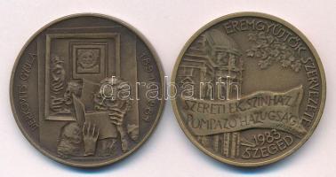 Tóth Sándor (1933-) 1983. "Juhász Gyula 1883-1937 / Éremgyűjtők Szervezete, Szeged 1983" b...