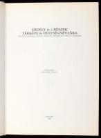 Erdély és a Részek térképe és helységnévtára. Készült Lipszky János 1806-ban megjelent műve alapján....